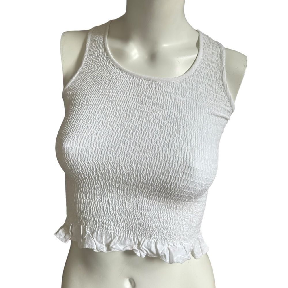 Vintage Ruched Scallop Edge Tank - Picture 4 of 4